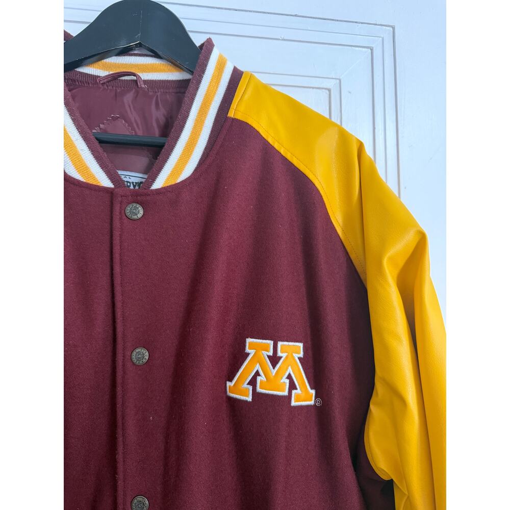 Retro Minnesota Golden Gophers Steve & Barry's Jacket Size XL - Picture 3 of 7